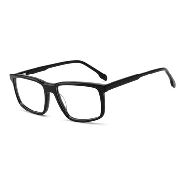 Men Cristal Eyeglasses: Luther- Black - SpecSMART Eye Clinic (Diagonal View)
